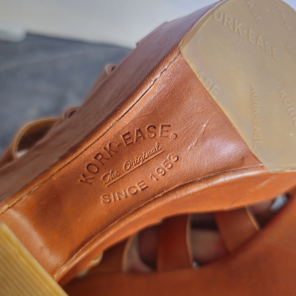 KORK-EASE LEATHER SANDALS  SIZE 8 - Picture 11 of 11